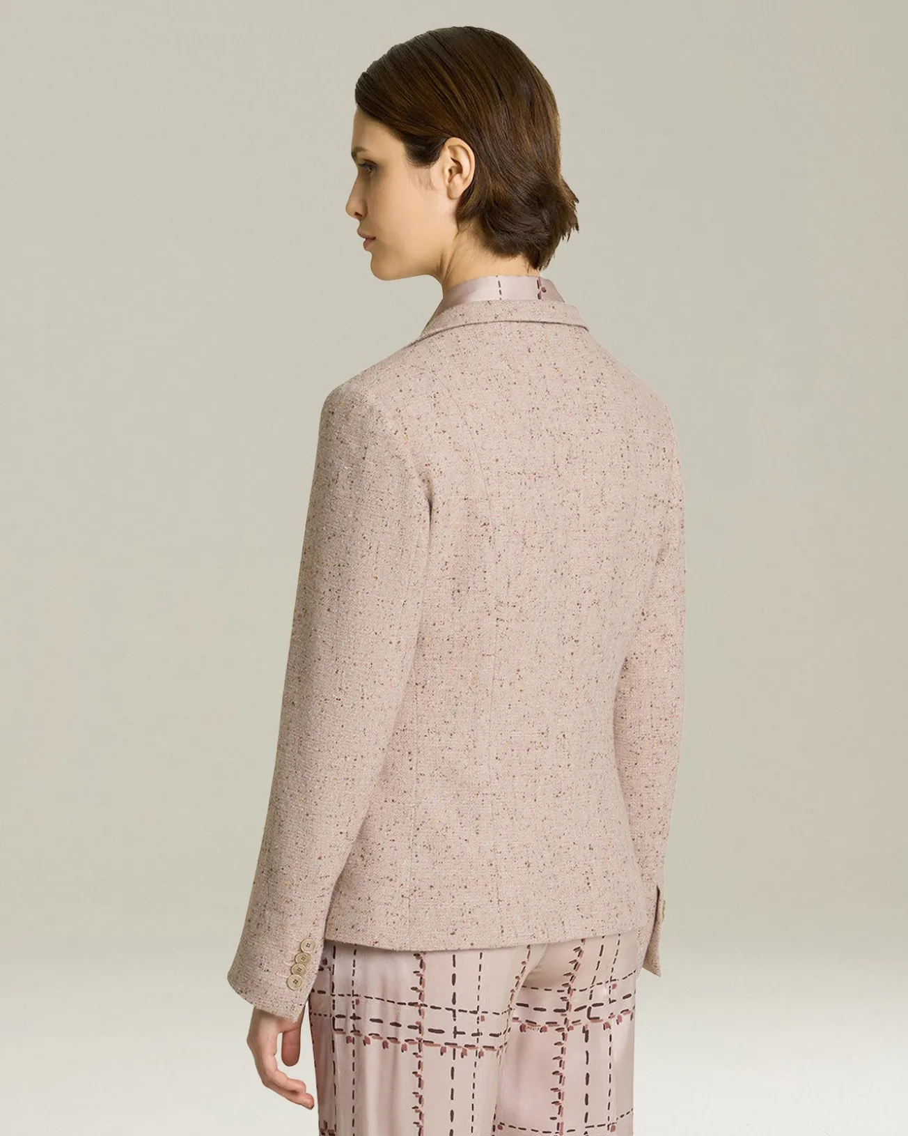 Blazer Donegal in Cashmere Pregiato