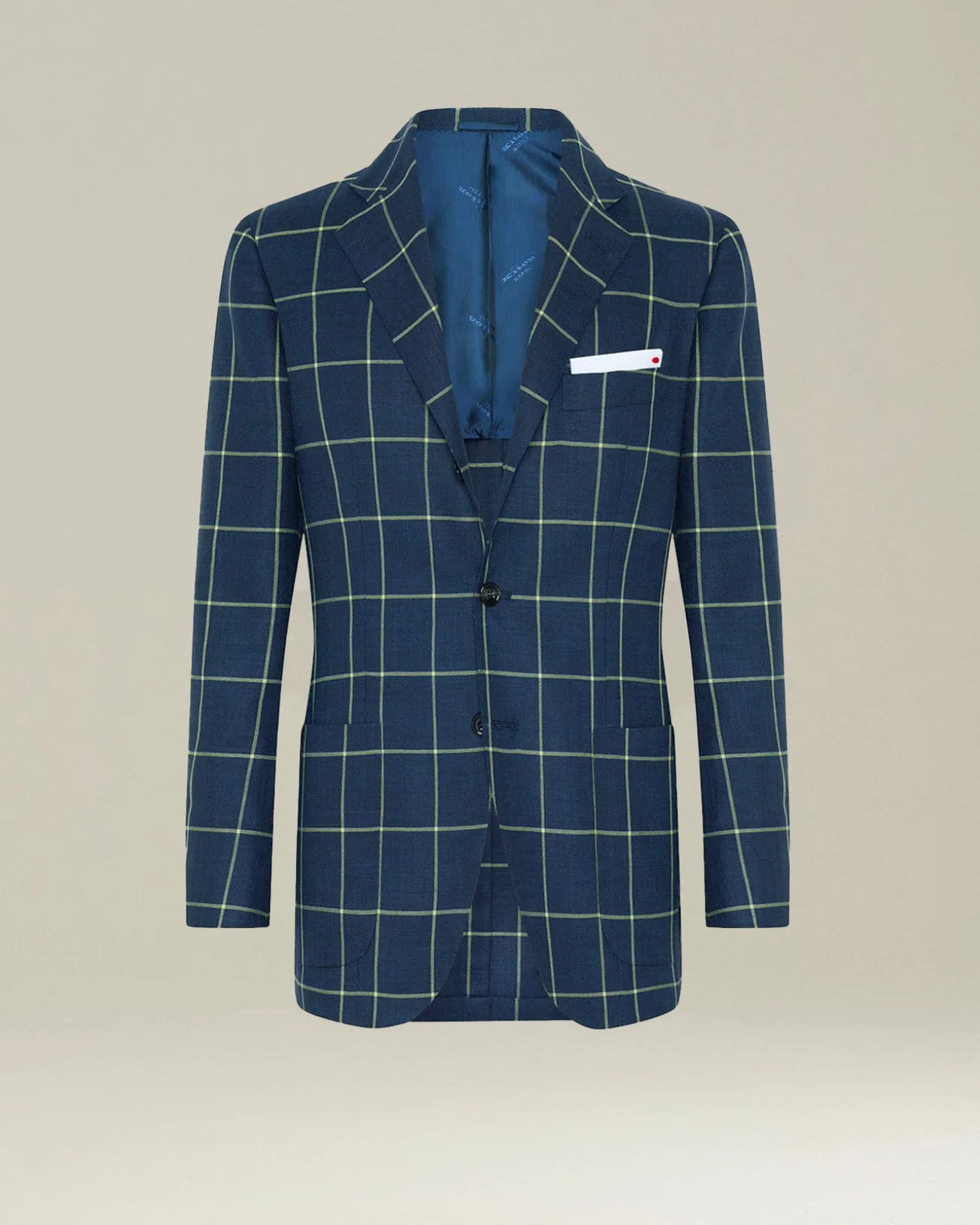 BLAZER IN MISTO CASHMERE A QUADRI