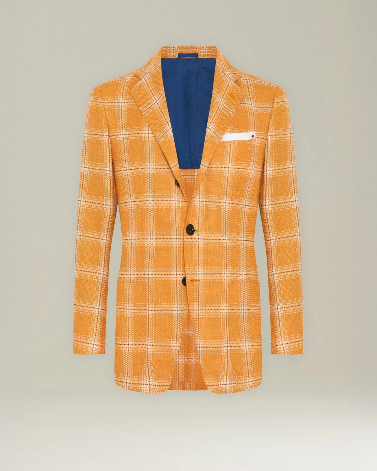 BLAZER IN MISTO CASHMERE A QUADRI
