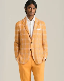 BLAZER IN MISTO CASHMERE A QUADRI