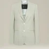 Blazer Principe Di Galles In Blend Di Seta
