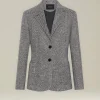 Blazer Spigato Donna in Cashmere
