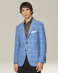 Blazer uomo Quadri in Cashmere Sartoriale