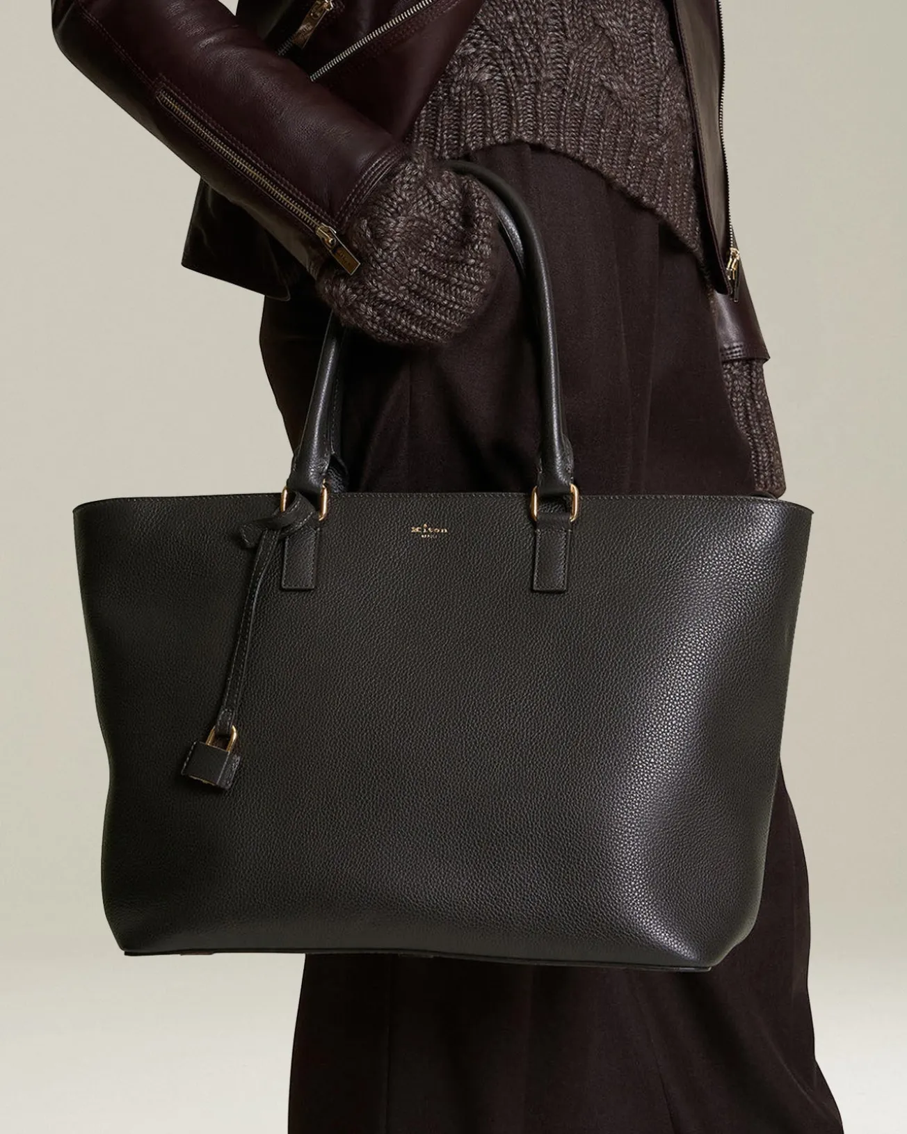 Borsa Tote in Pelle di Vitello