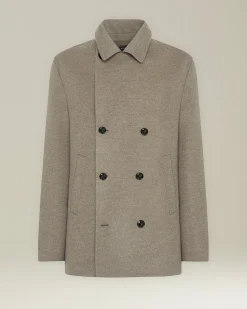 Caban in Cashmere e Lana Merino
