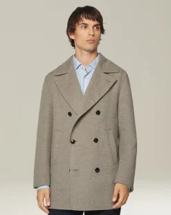 Caban in Cashmere e Lana Merino