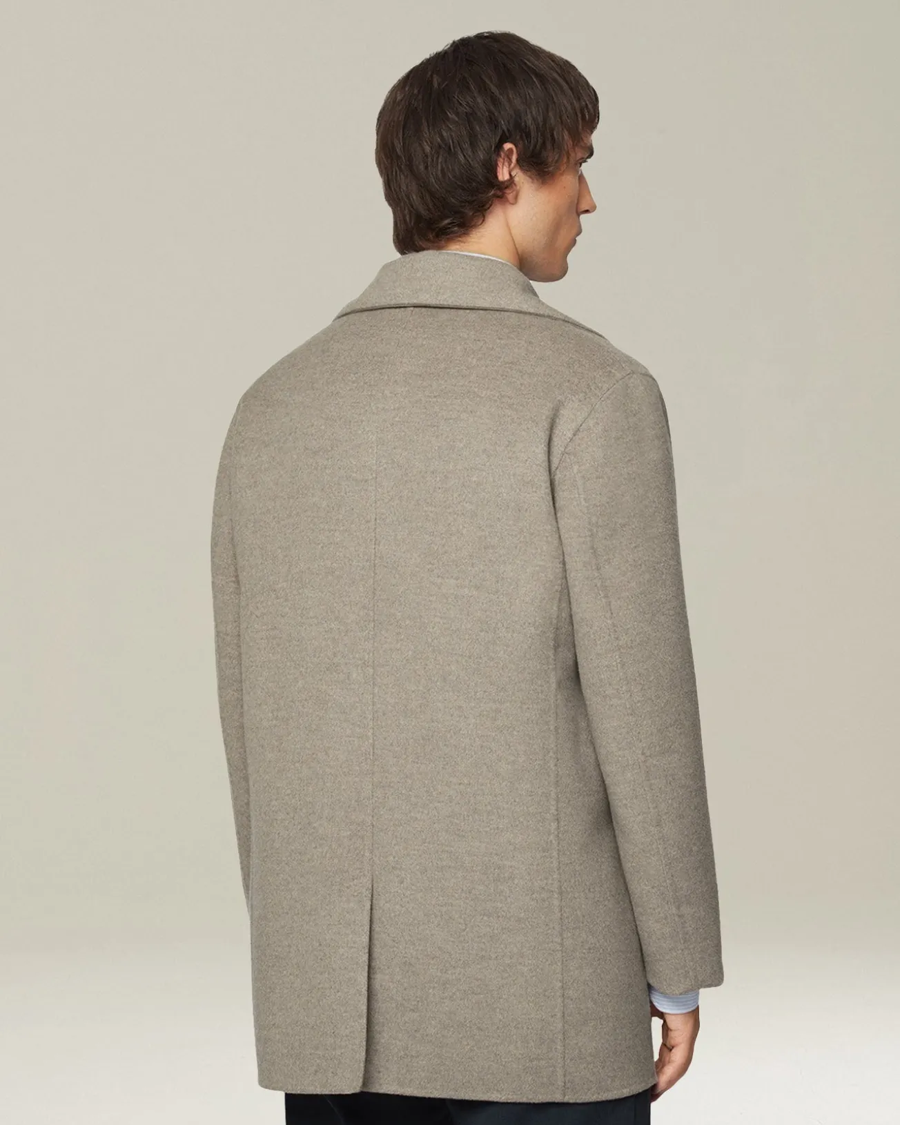 Caban in Cashmere e Lana Merino