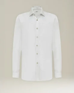 Camicia Formal bianca in cotone
