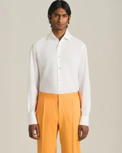 Camicia Formal bianca in cotone