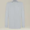 Camicia in Flanella Monochrome celeste chiaro