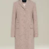 Cappotto donna in Cashmere effetto Donegal