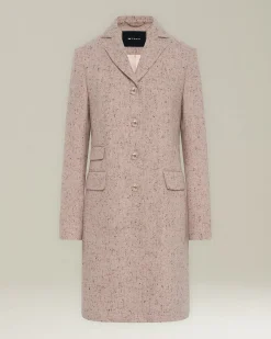 Cappotto donna in Cashmere effetto Donegal