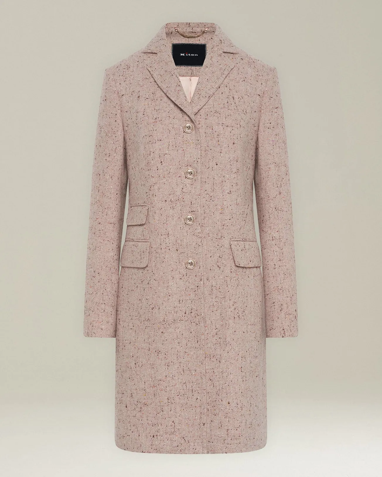 Cappotto donna in Cashmere effetto Donegal