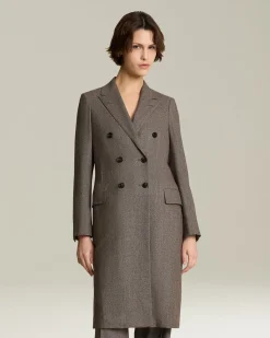 Cappotto in Lana e Cashmere Blend