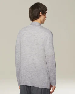 Cardigan In Blend Di Lana E Seta