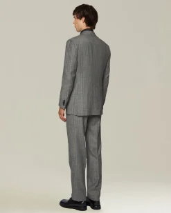 Completo uomo sartoriale in Lana Spigata