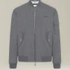 GIACCA BOMBER IN LANA KNT