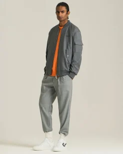 GIACCA BOMBER IN LANA KNT