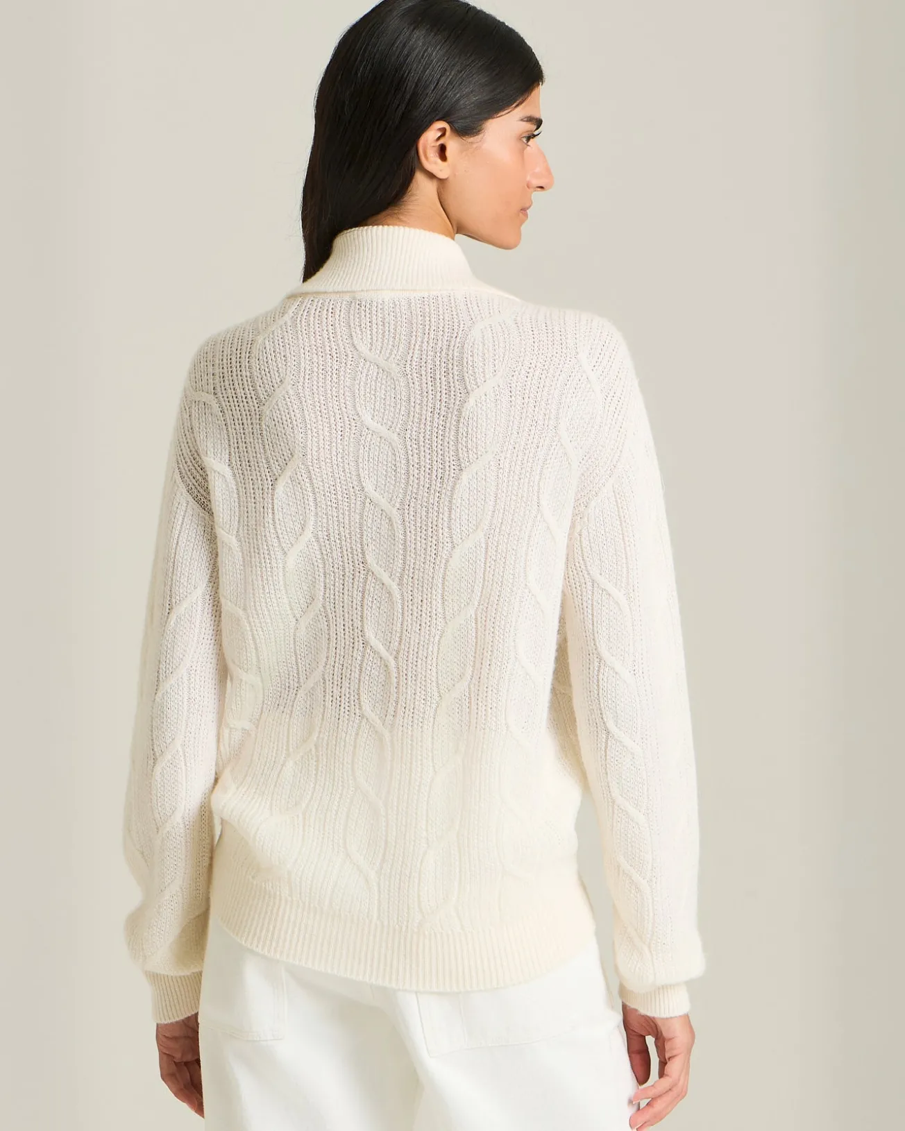 GIACCA BOMBER IN MAGLIA DI CASHMERE, SETA E VISCOSA