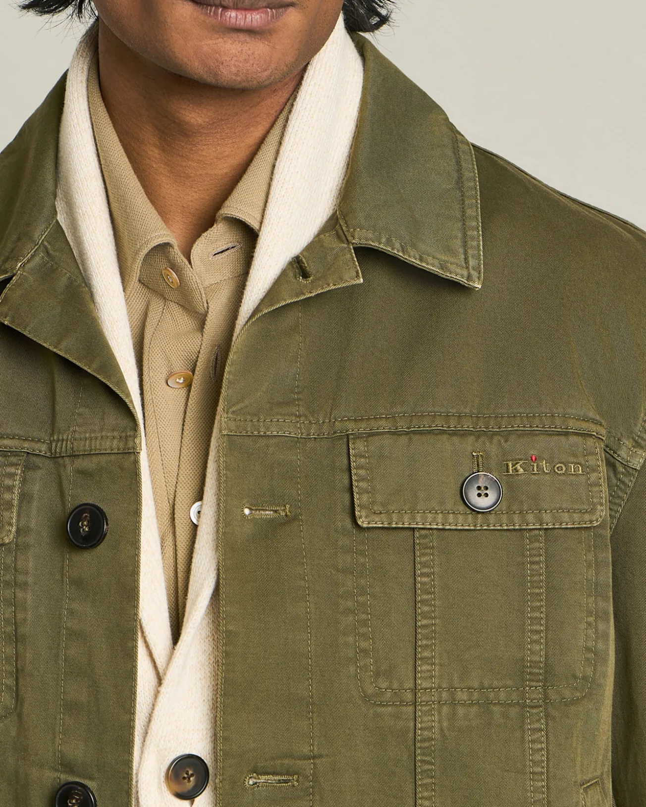 GIACCA DENIM IN COTONE BIOLOGICO