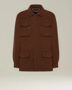 Giacca Utility Beaver in Cashmere
