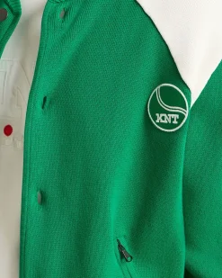 GIACCA VARSITY IN COTONE KNT - COLLEZIONE CAPSULE TENNIS