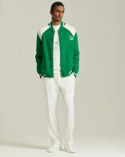 GIACCA VARSITY IN COTONE KNT - COLLEZIONE CAPSULE TENNIS