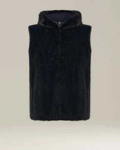 Gilet di pelliccia in visone finlandese