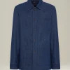 GIUBBOTTO IN DENIM MINERAL WASH