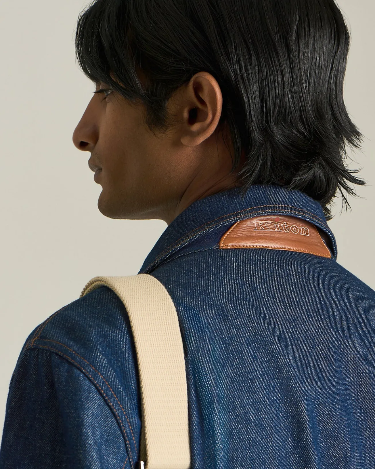 GIUBBOTTO IN DENIM MINERAL WASH