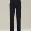 Jeans 5 Tasche sartoriale donna blu scuro