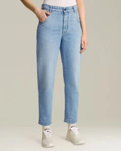 Jeans sartoriali Mum fit in Denim chiaro