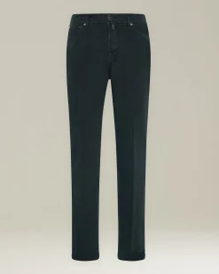 Jeans uomo Sartoriale in Denim e Cashmere blu scuro