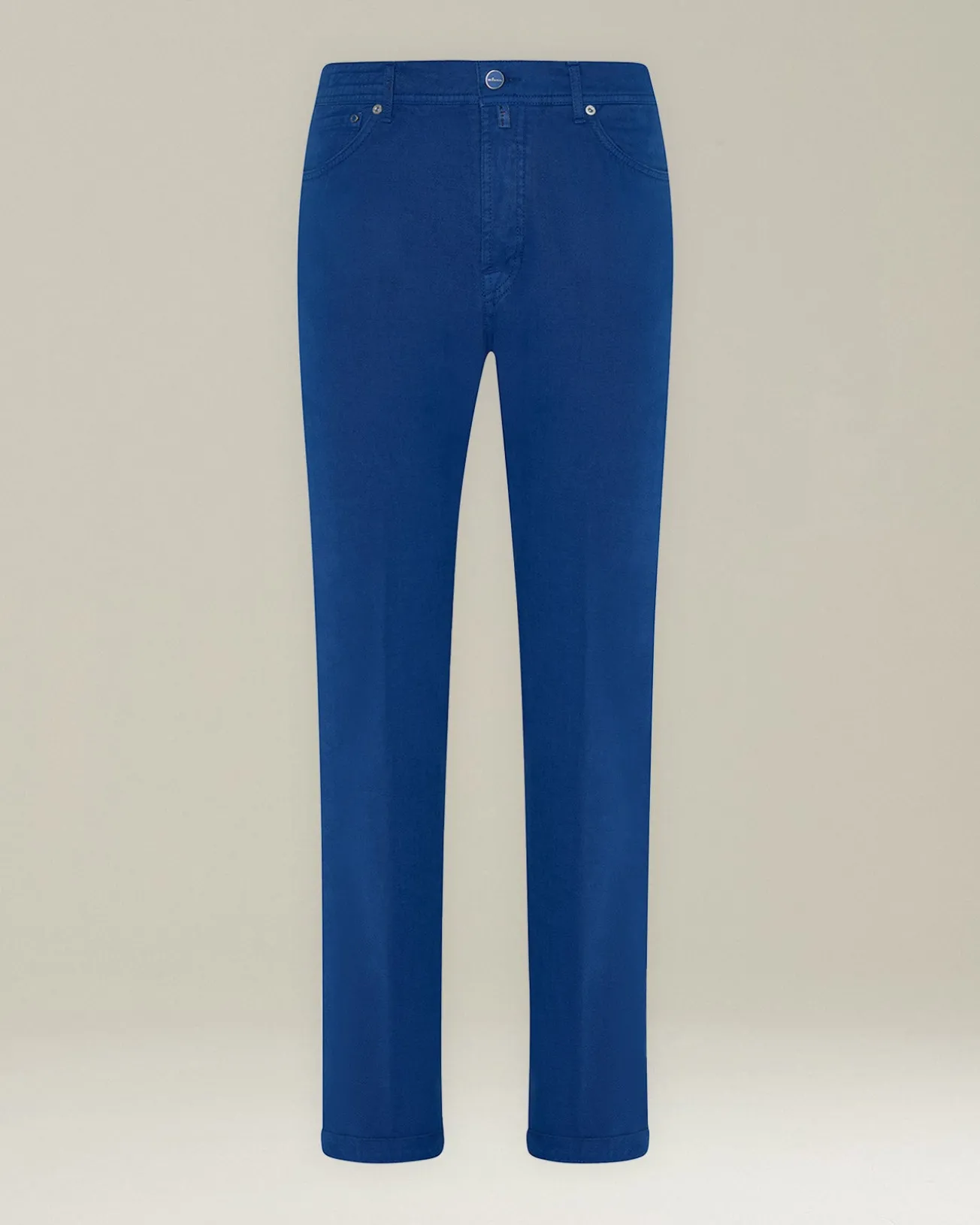 Jeans uomo Sartoriale in Denim e Cashmere bluette
