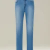 Jeans uomo Sartoriale in Denim e Cashmere sabbia