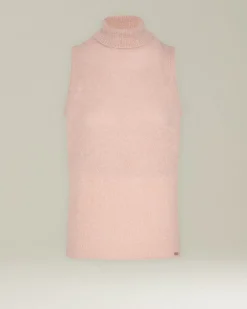 Lupetto smanicato in Alpaca Sleeveless