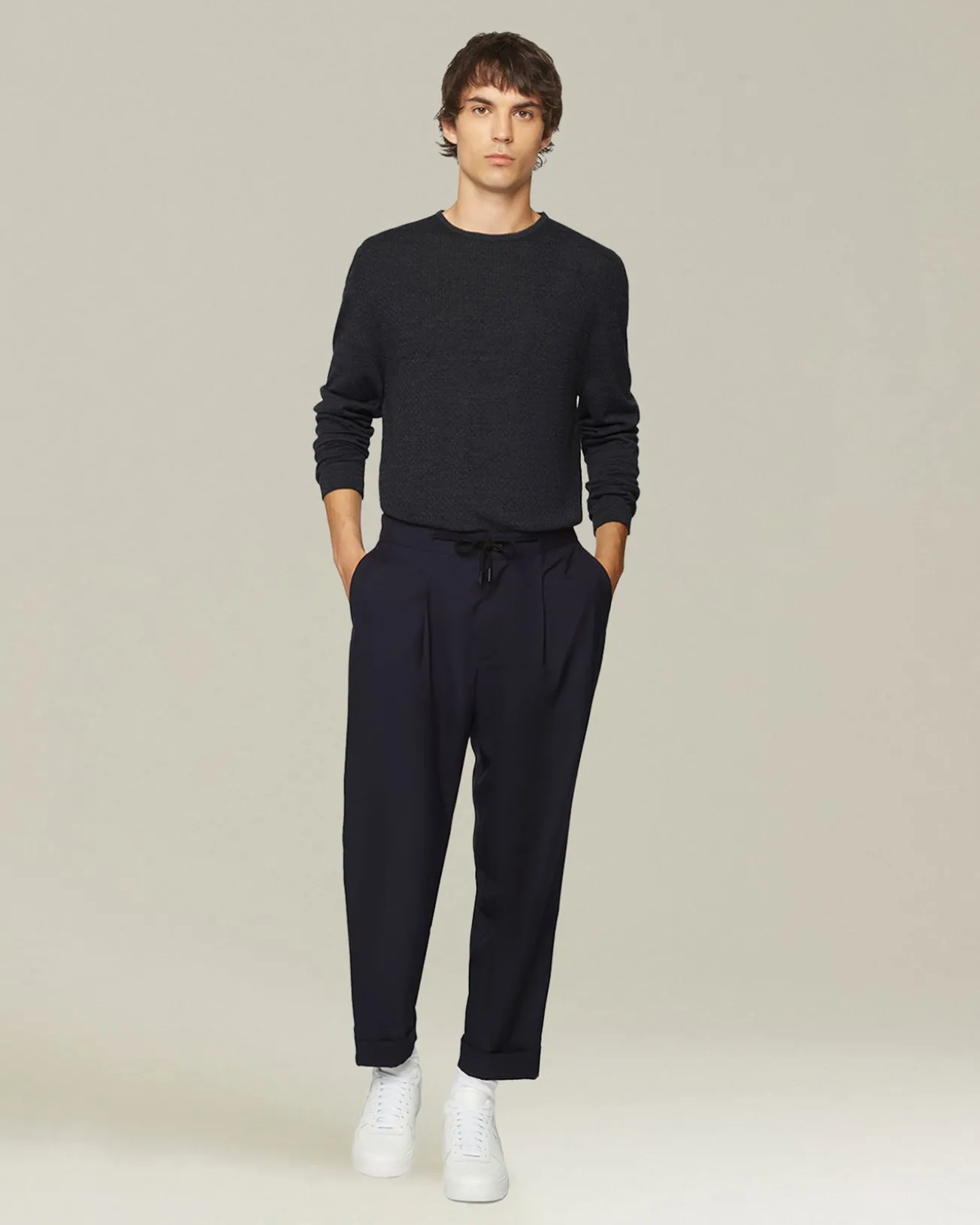 Maglia Blend Lana Seta Point