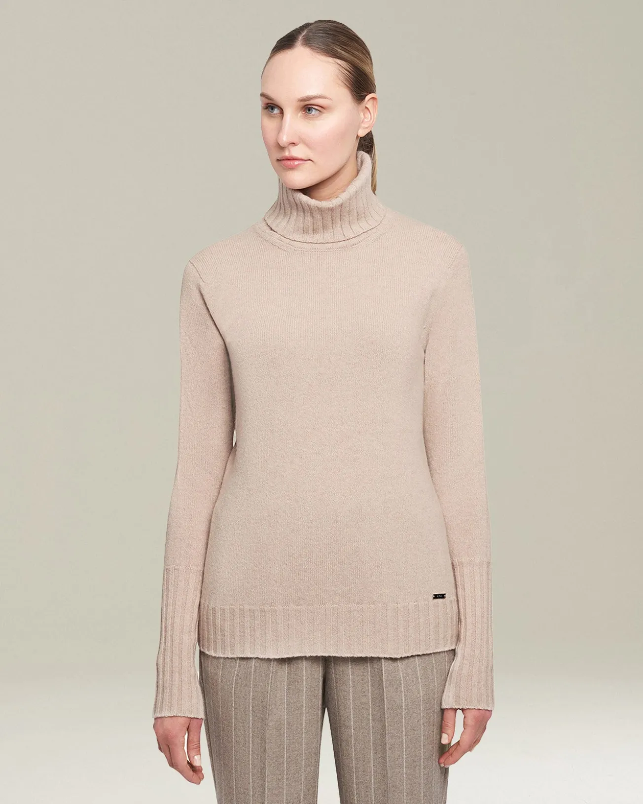 Maglia Collo Alto Cashmere