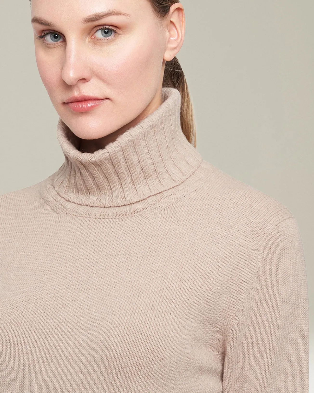 Maglia Collo Alto Cashmere