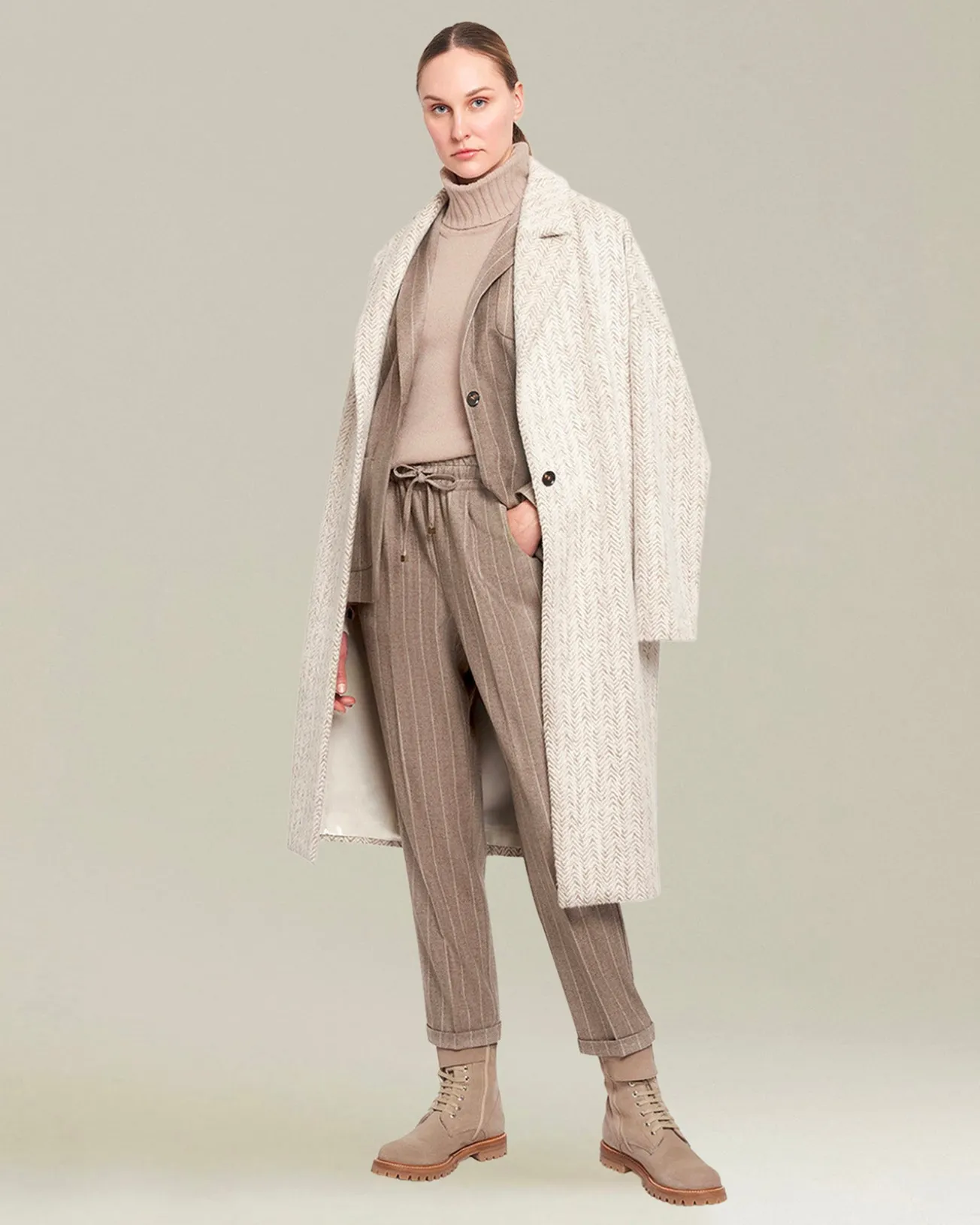 Maglia Collo Alto Cashmere