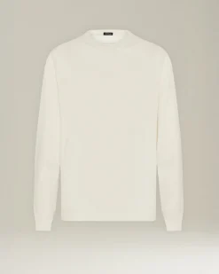 Maglia girocollo Icon in seta, cashmere e lino