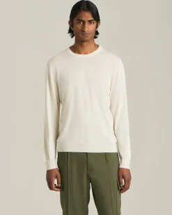 Maglia girocollo Icon in seta, cashmere e lino