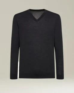 Maglia Scollo V Lana