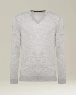 Maglia Scollo V Lana