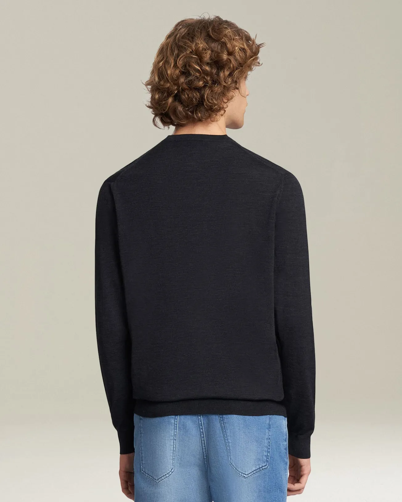 Maglia Scollo V Lana