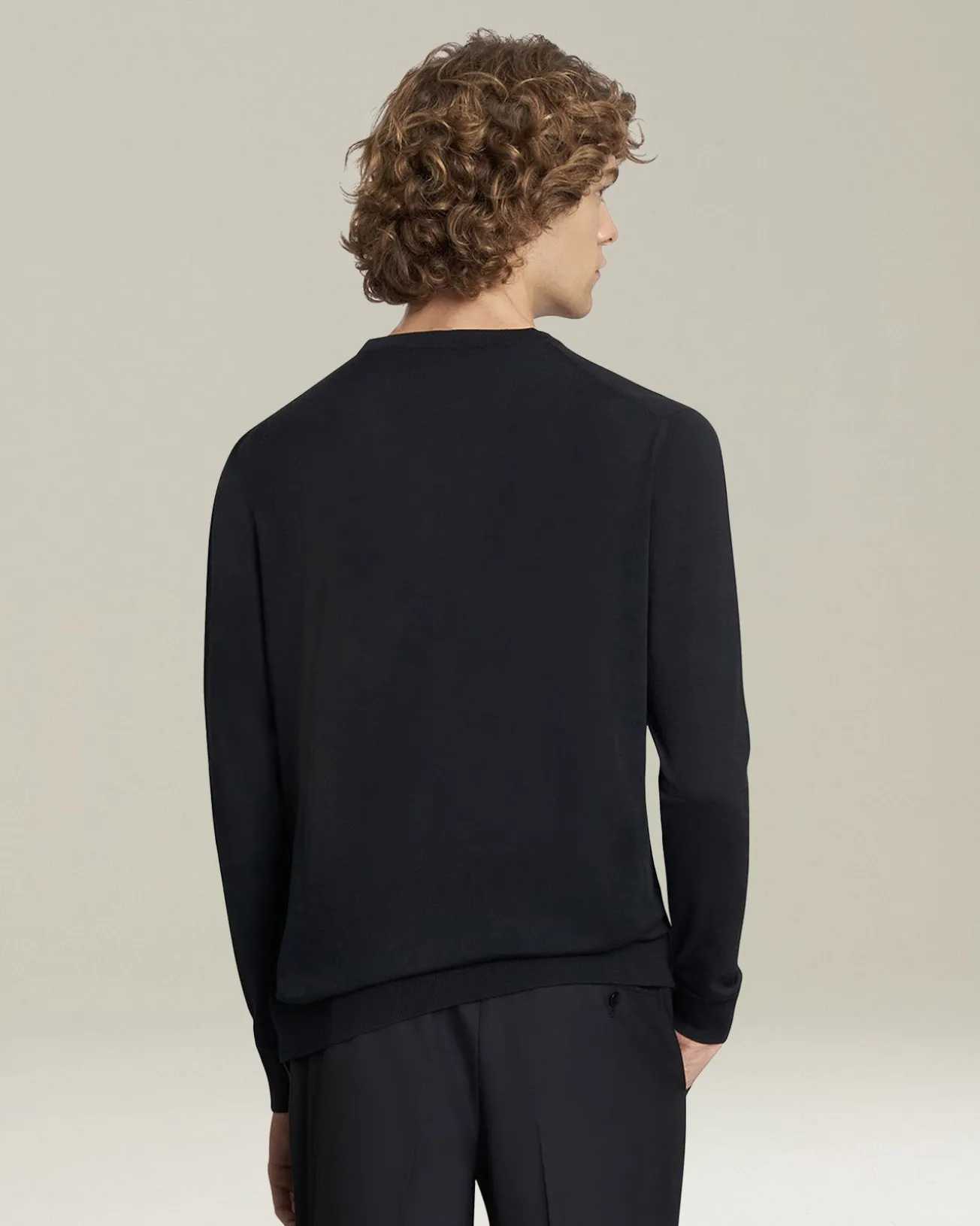 Maglia Scollo V Lana