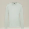MAGLIA TRAFORATA IN CASHMERE E SETA