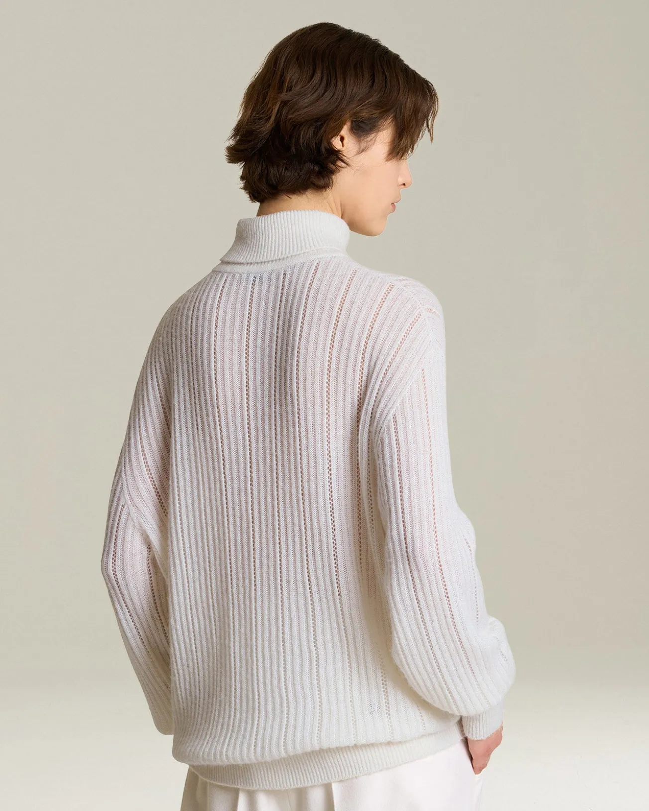 Maglione Coste Traforato