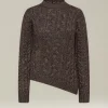 Maglione Treccia in Cashmere e Seta