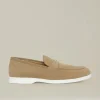 Mocassino uomo Scamosciato beige